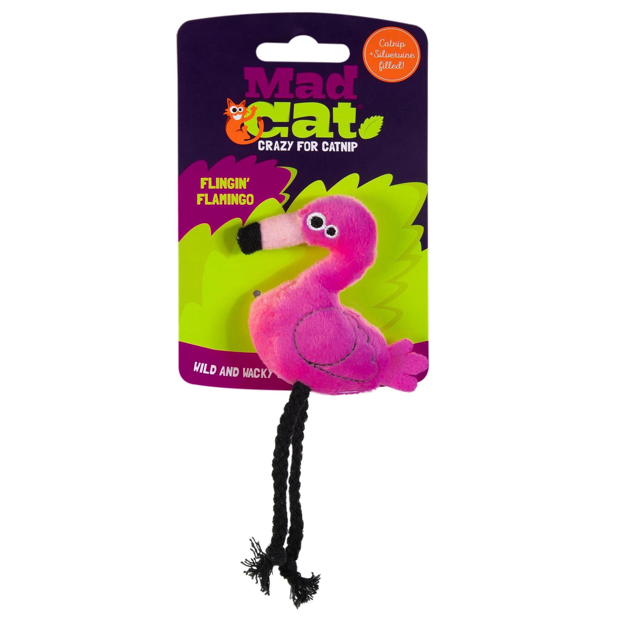 Mad Cat Flingin Flamingo Kedi Otlu ve Matatabili Kedi Oyuncağı