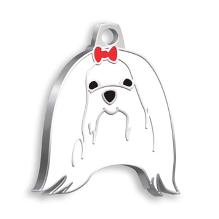 Maltese Terrier Dog Tag
