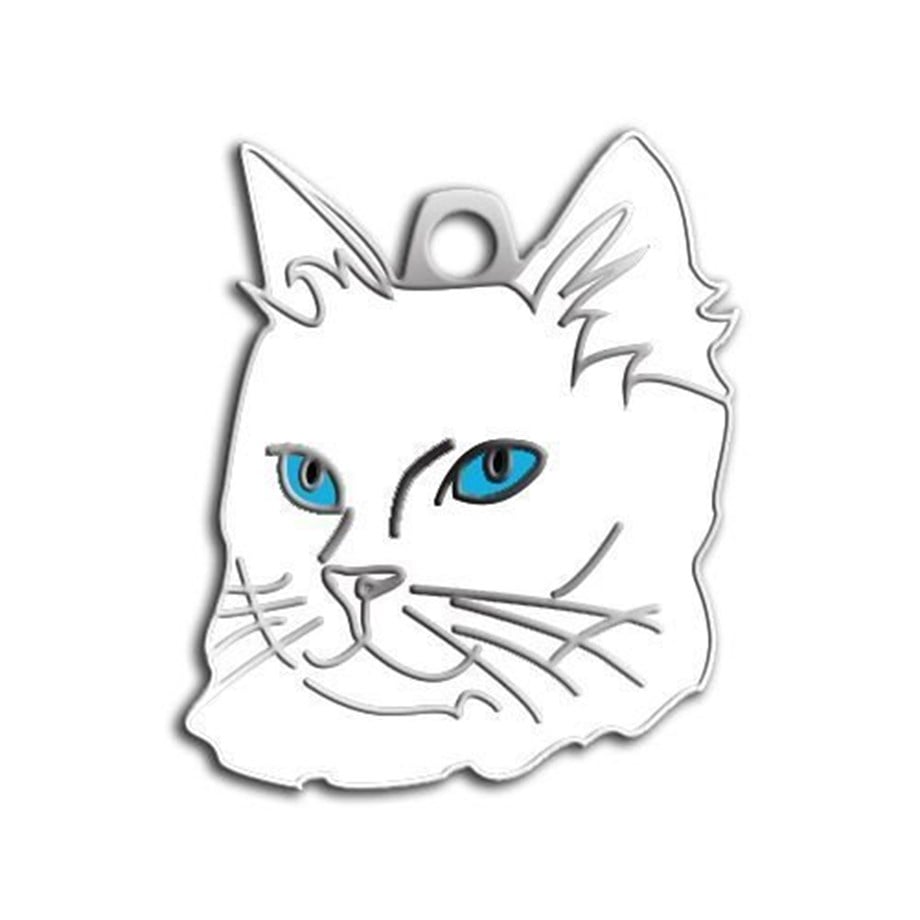 Blue -Eyed Van Cat Cat Tag