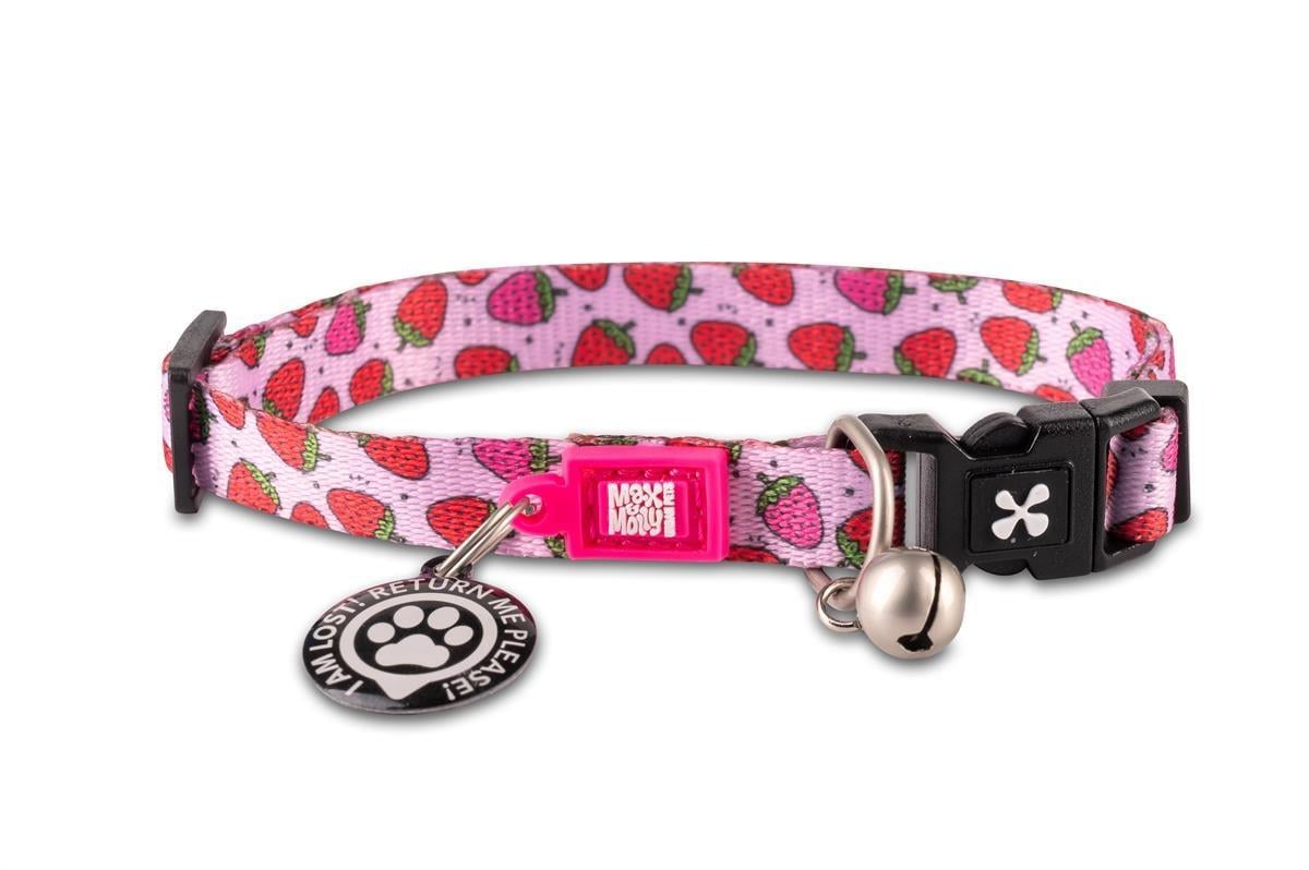 Max & Molly Strawberry Dream Smart ID Kedi Boyun Tasması