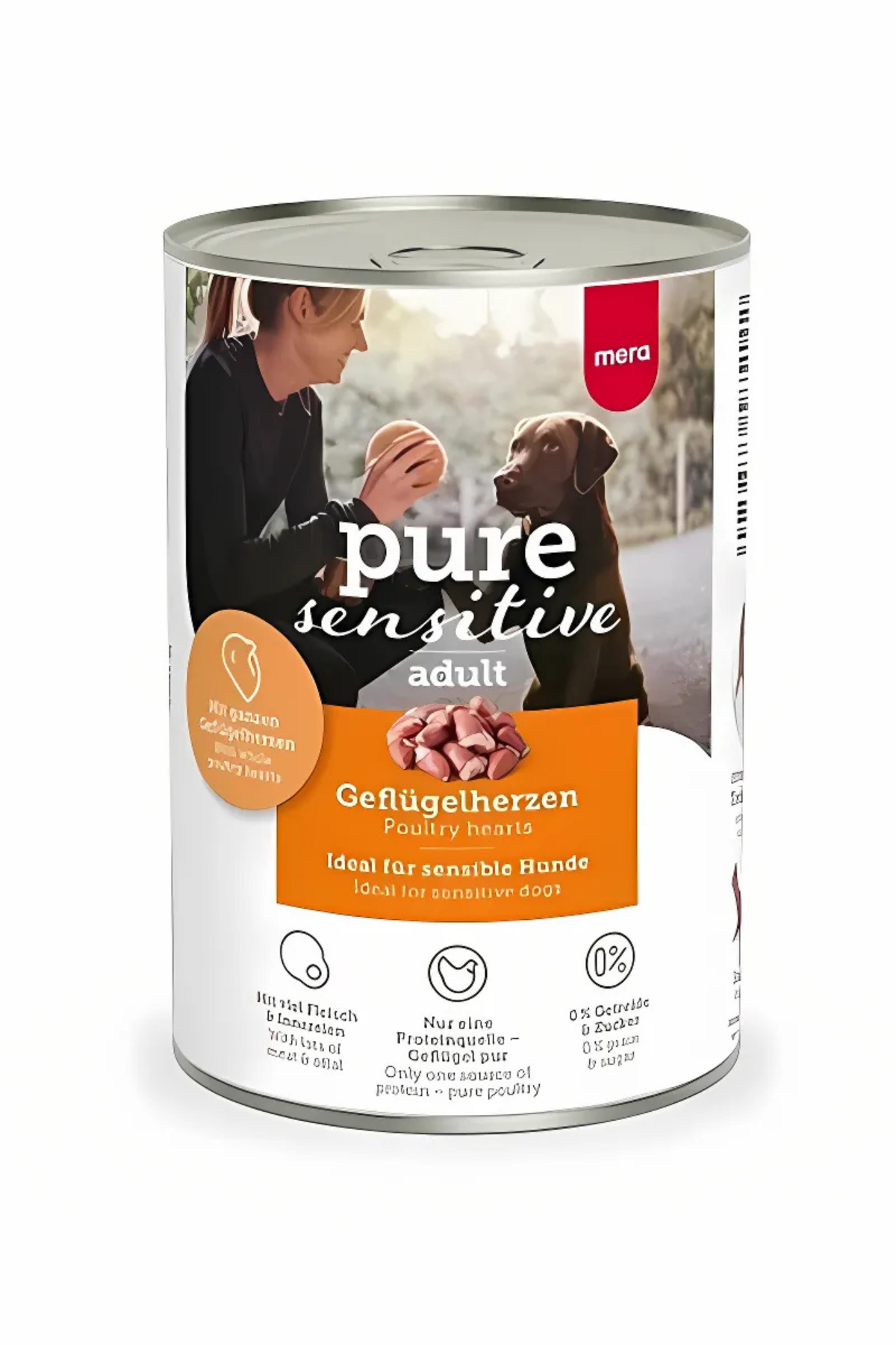 Mera Pure Sensitive Adult Kümes Hayvanlı Yetişkin Köpek Konservesi