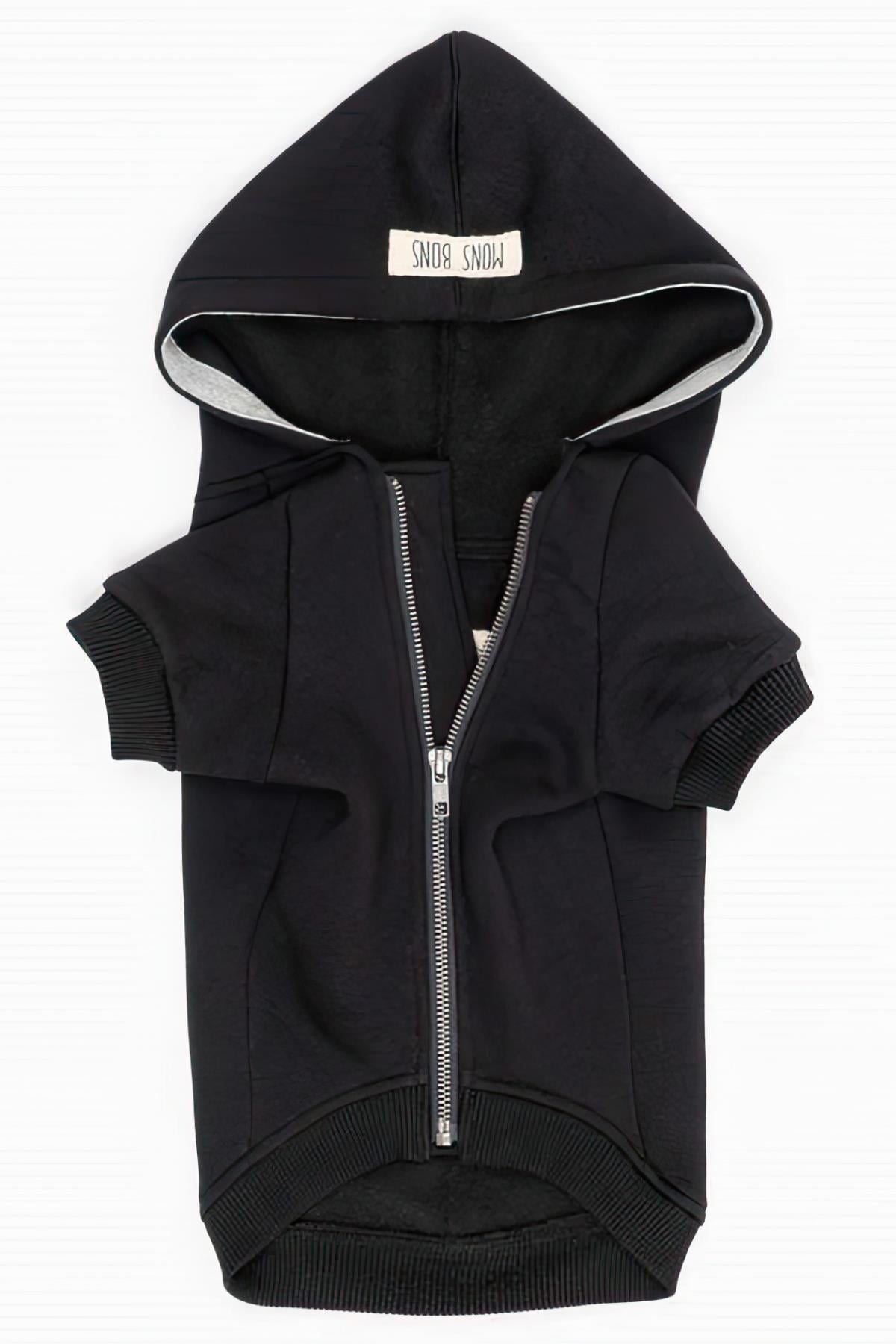 Mons Bons Dog Scott Dog Hoodie Black