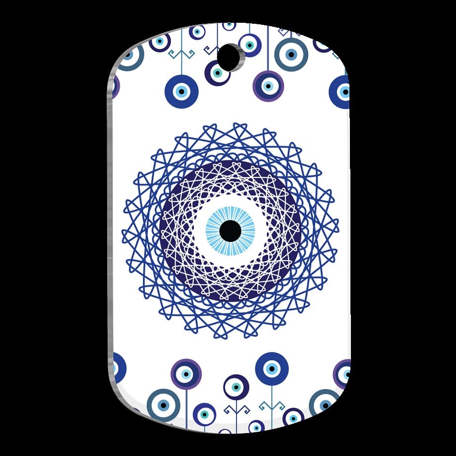 Nazar Boncuğu Mandala Pet Tag