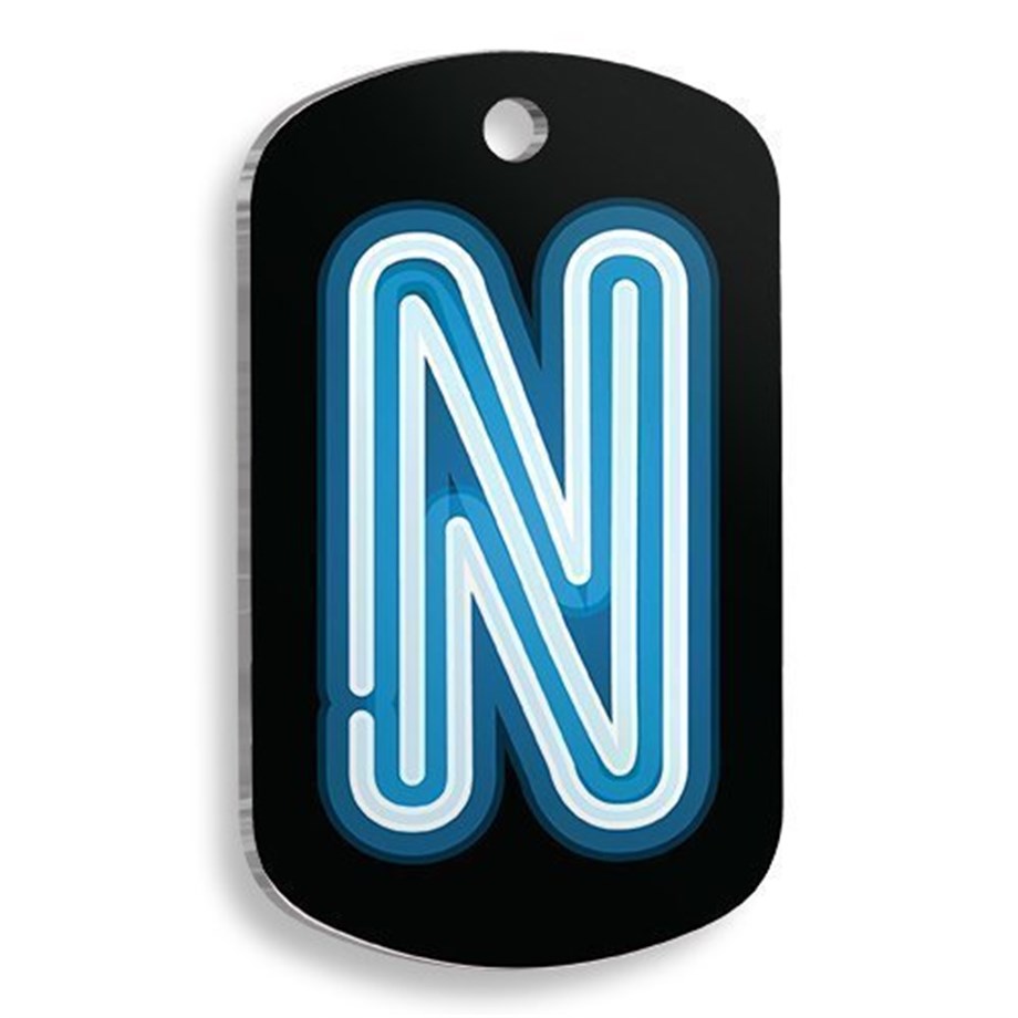 Neon'S Letter Soldier Cat And Dog Tag