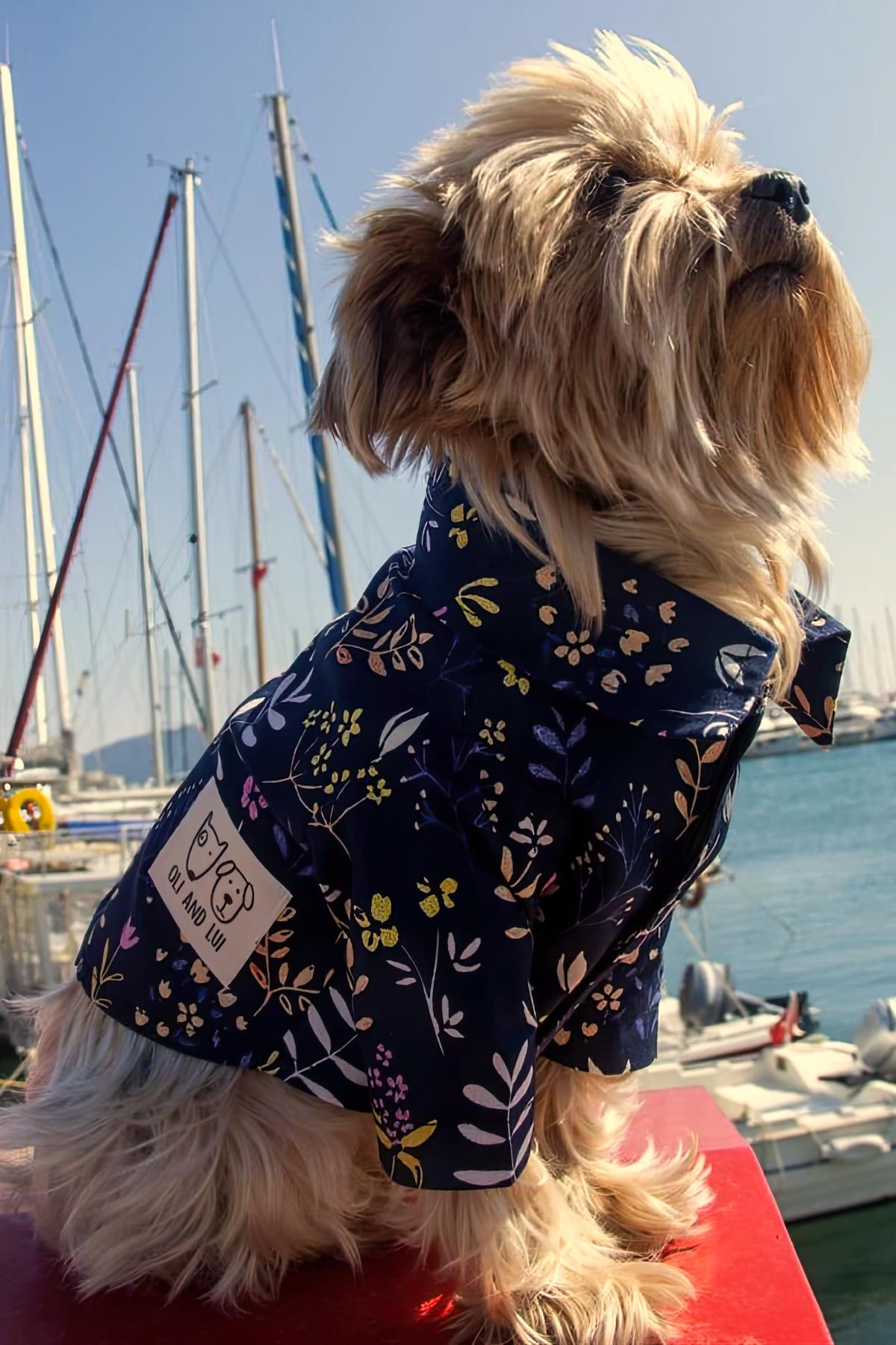 Oli And Lui Dark Blossom Dog Shirt
