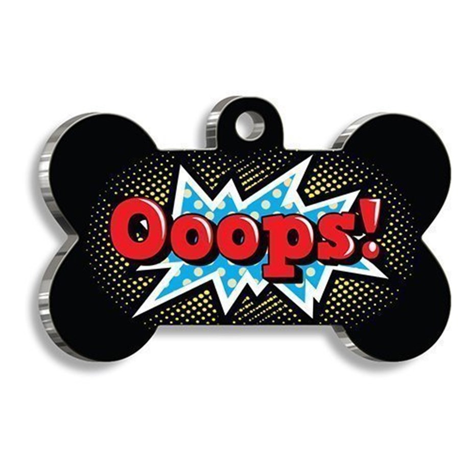 Ooops Cat Dog Tag