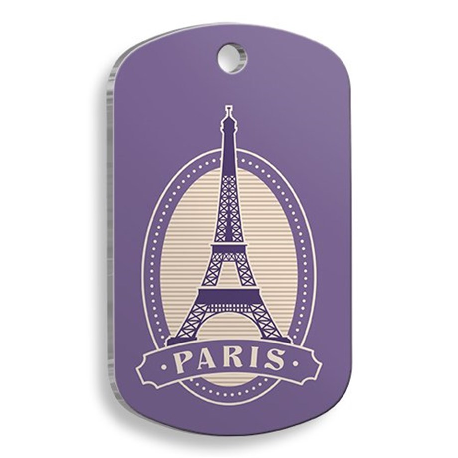 Paris Figure Soldier Cat And Dog Tag