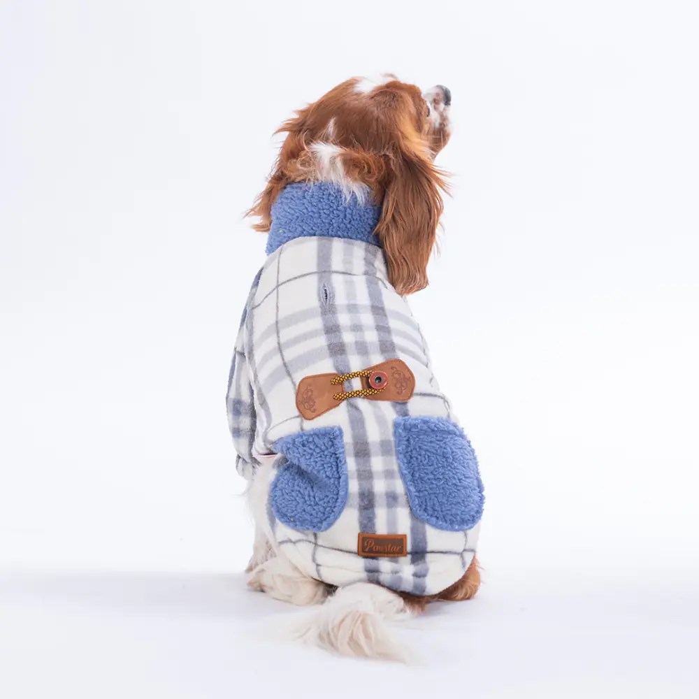 PawStar 25214-Krem Chicago Checks Ceket
