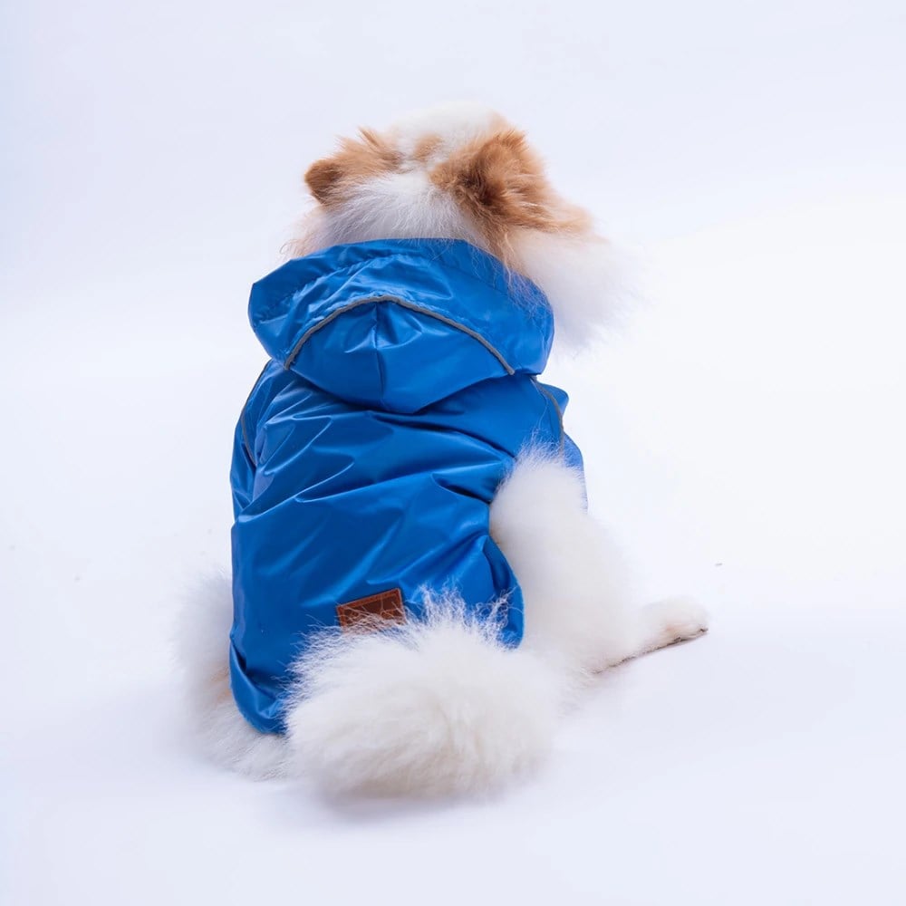 PawStar 25506 Mavi Pluvia Yağmurluk Küçük ve Orta Irk