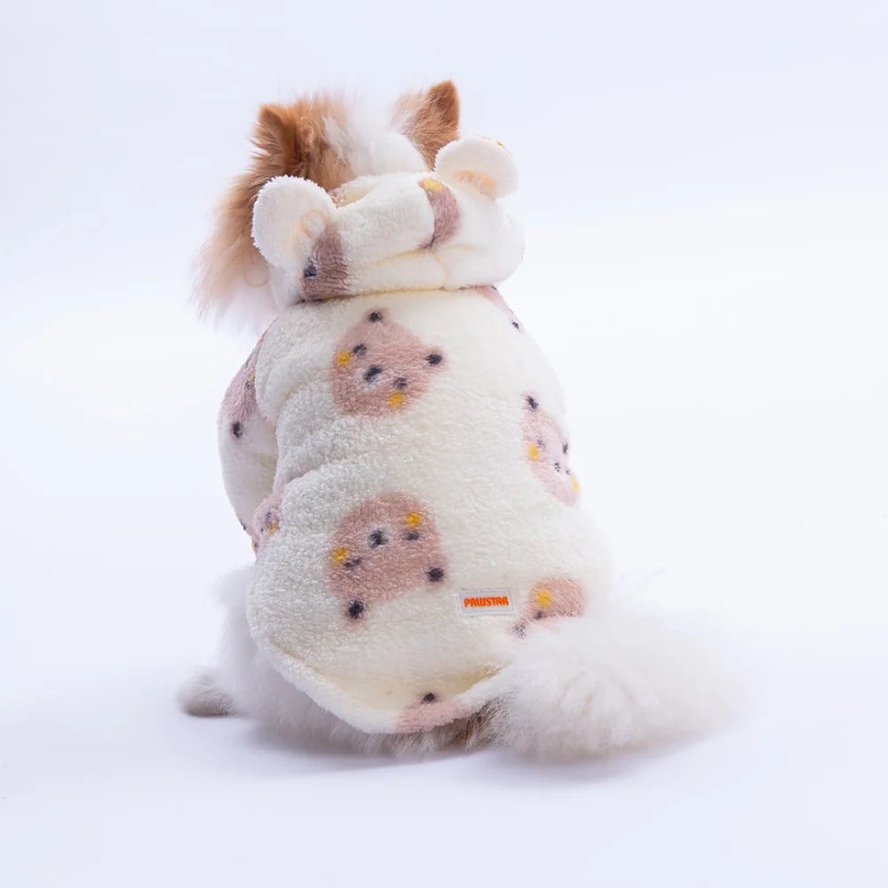 PawStar 25726 Kahverengi Sapporo Bear Hoodie