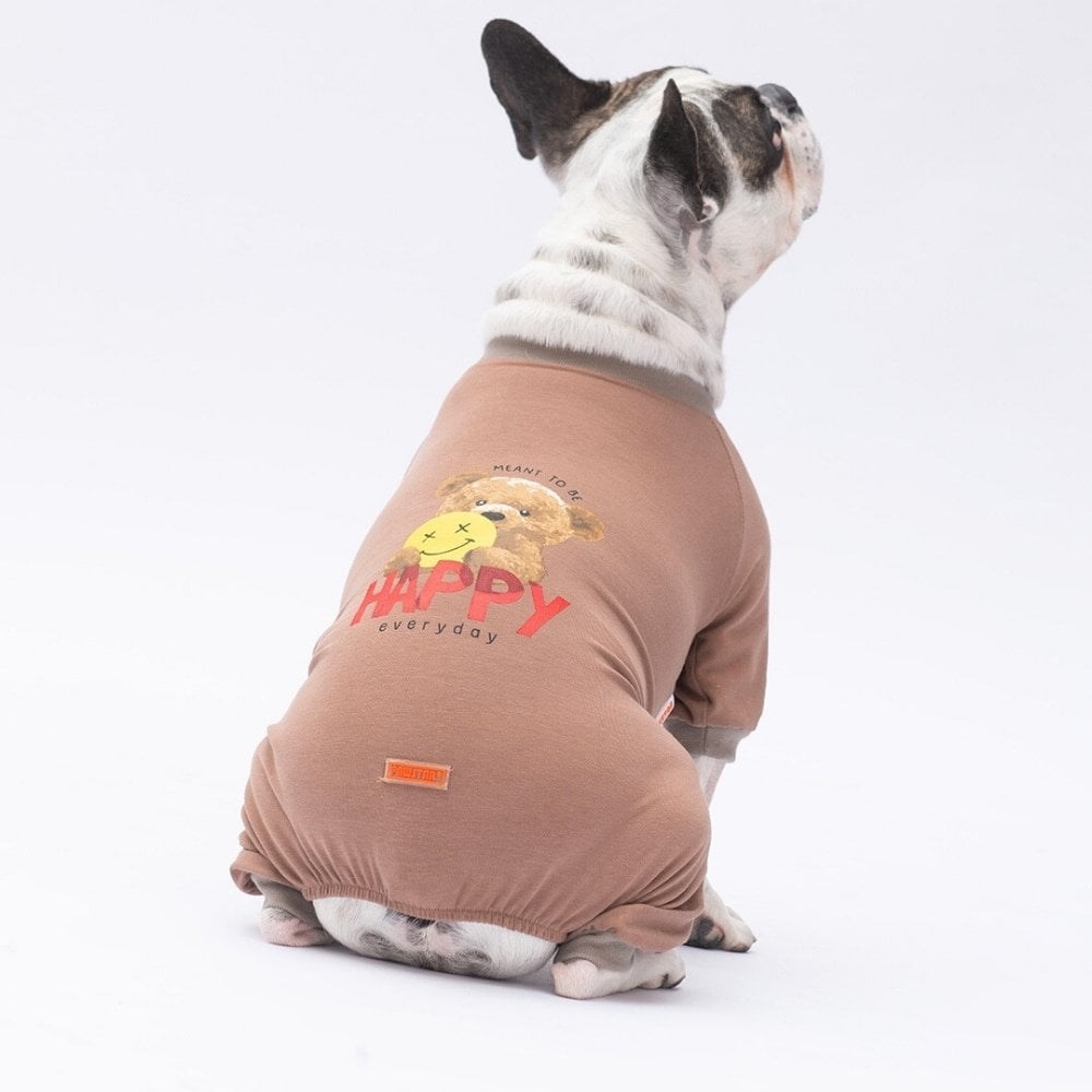 PawStar Happy Teddy Bear Pijama Tulum