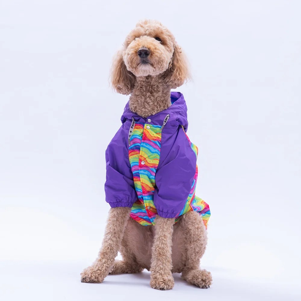 PawStar Rio Rainbow Büyük Irk Yağmurluk
