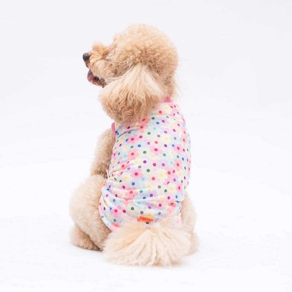 PawStar Spring Flowers T-Shirt Küçük Irk