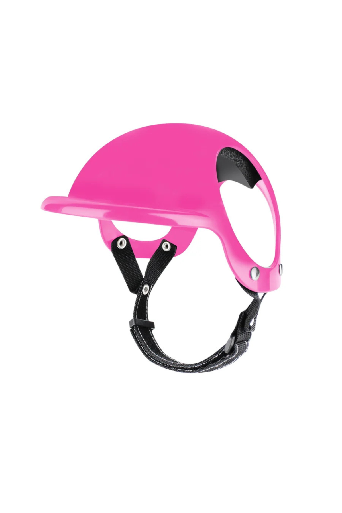 Pet Helmet Mini Açık Kask Gözlüklü Takım Pembe