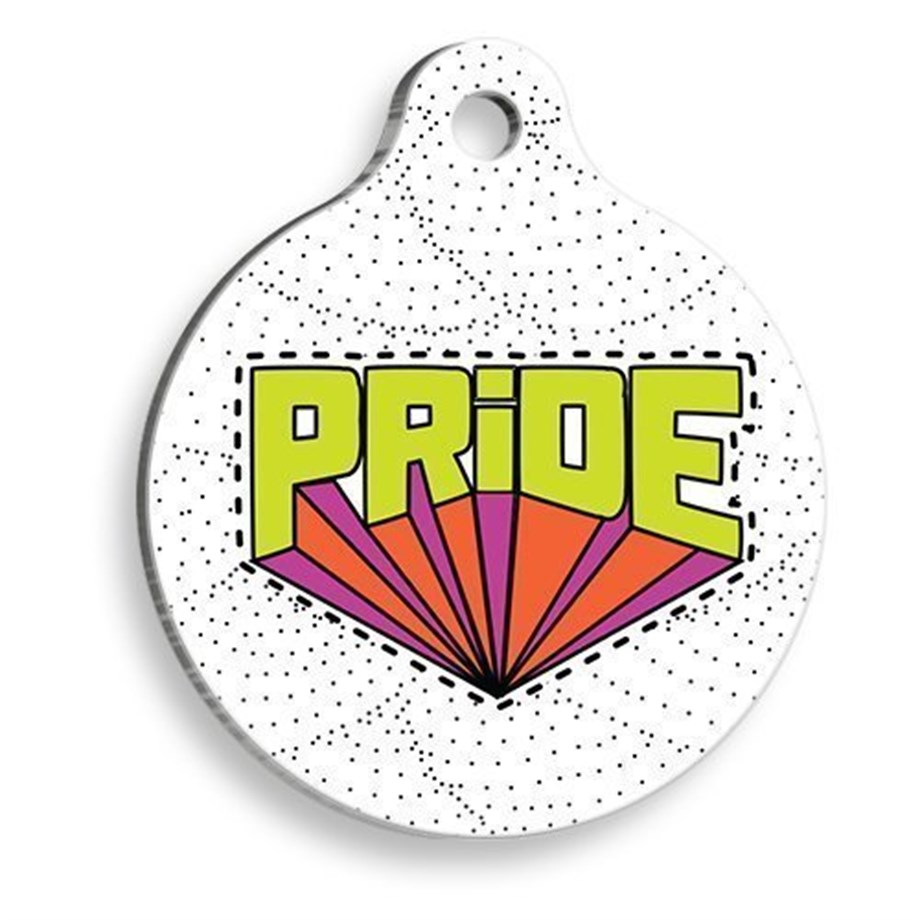 Pride Awakening Round Cat And Dog Tag