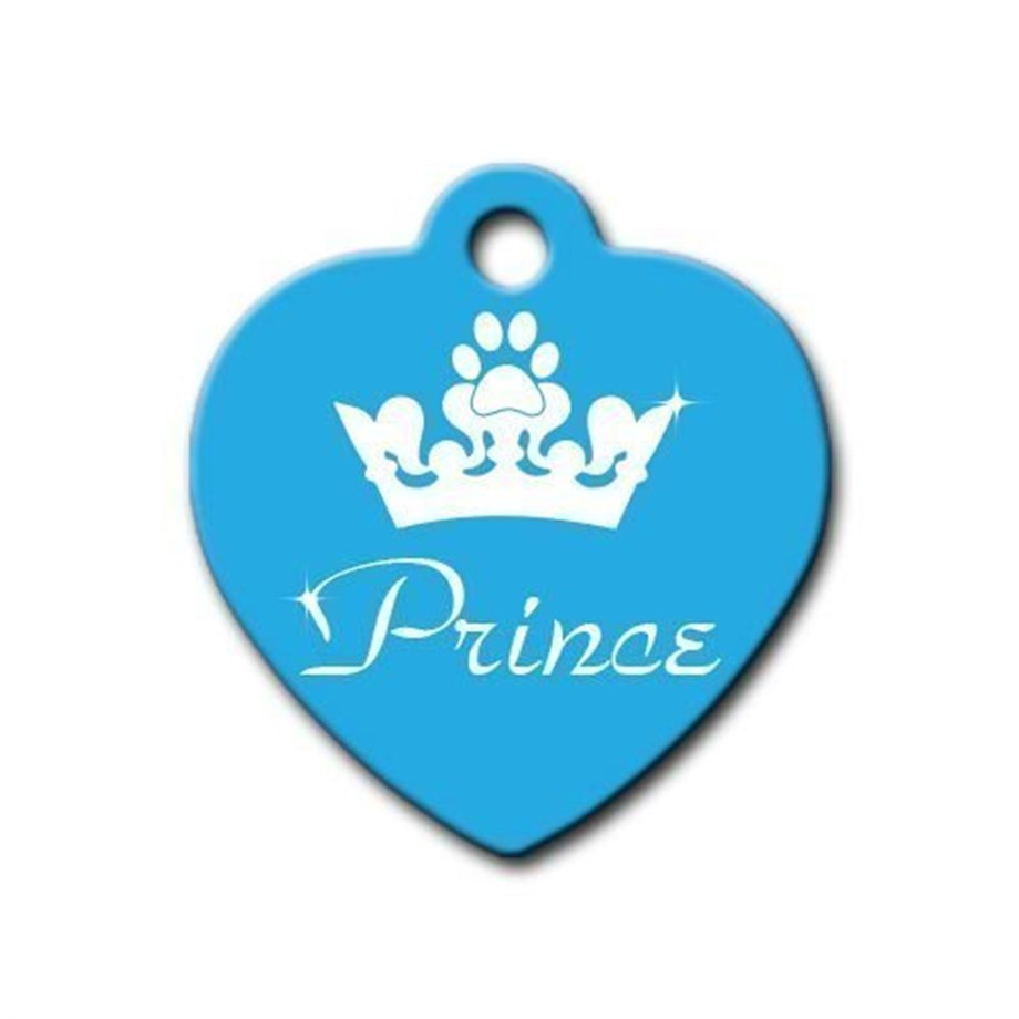 Prince Heart Cat Dog Tag