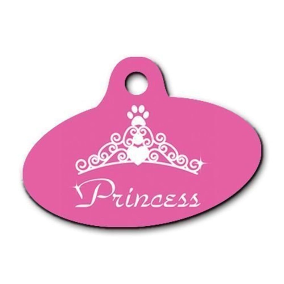 Princess Ellipse Cat Dog Tag