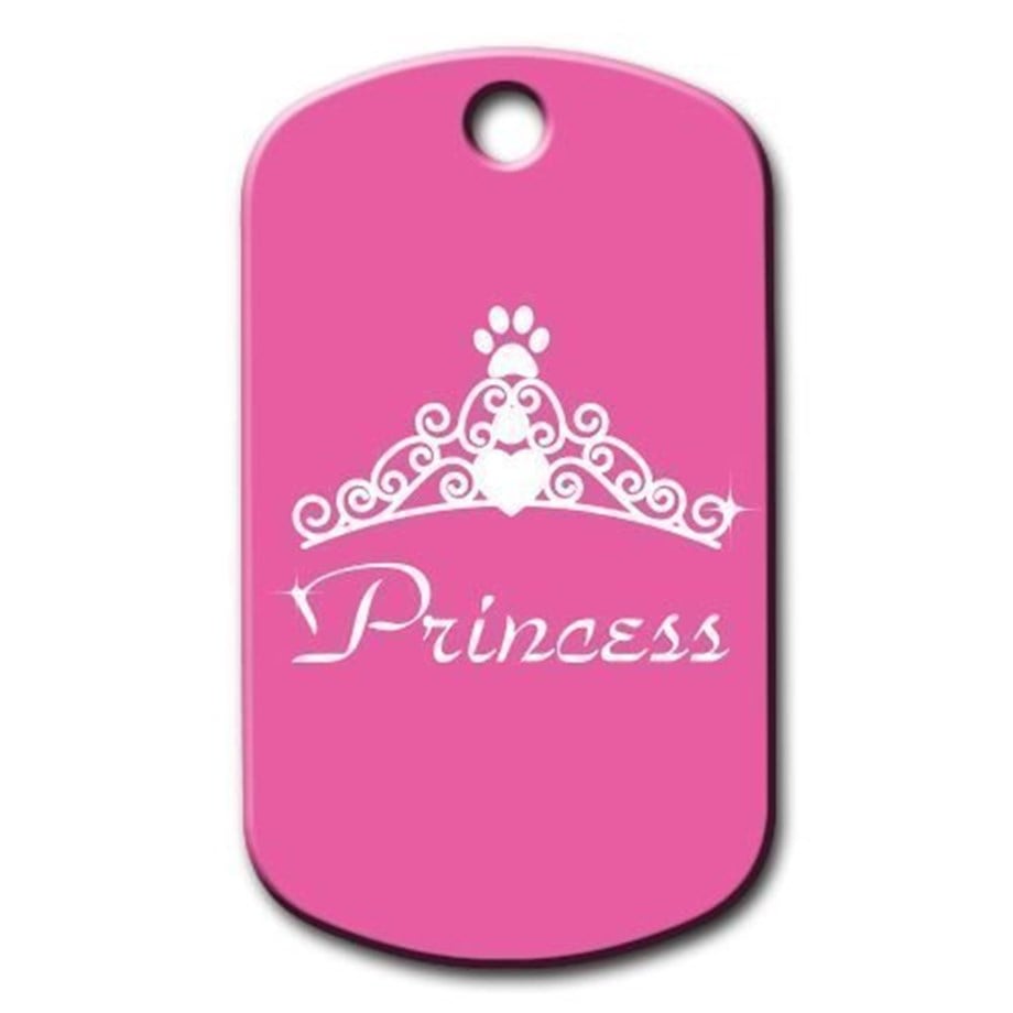 Princess Cat Dog Tag