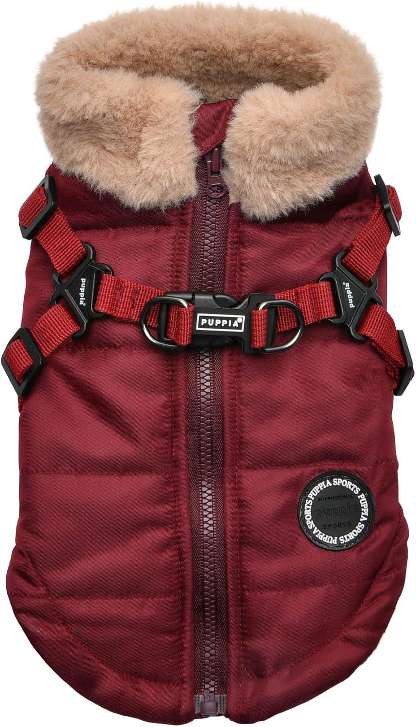 Puppia Donavan Kış Köpek Montu Bordo