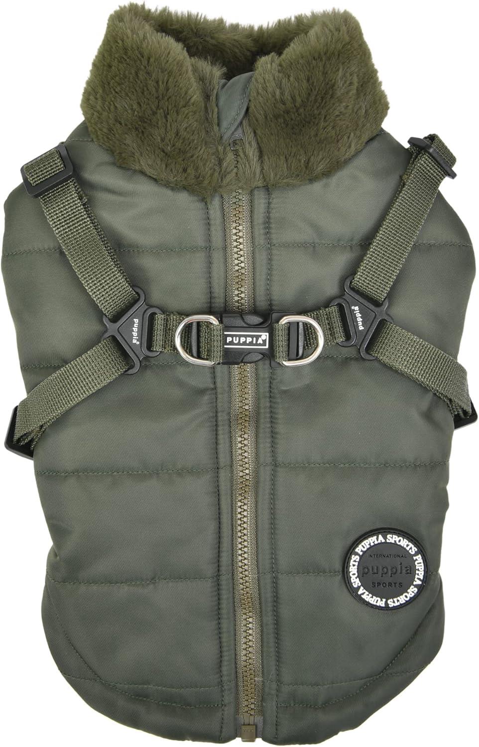 Puppia Donavan Kış Köpek Montu Haki