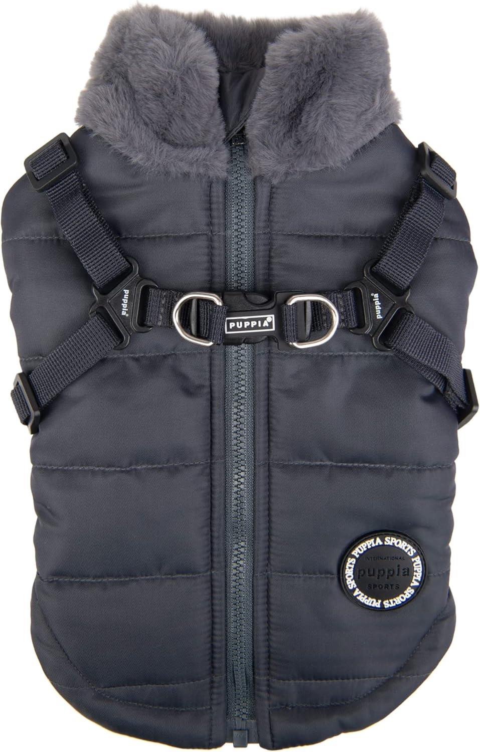 Puppia Donavan Kış Köpek Montu Siyah