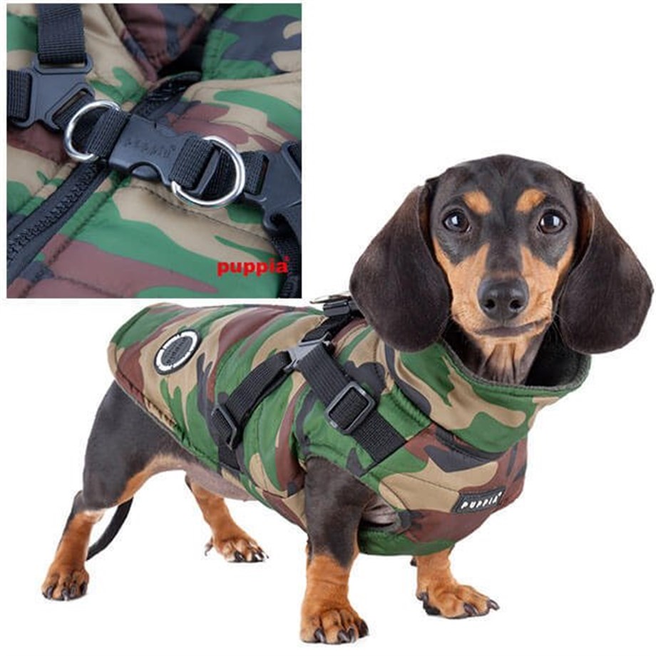 Puppia Mountaineer II Köpek Mont Kamuflaj