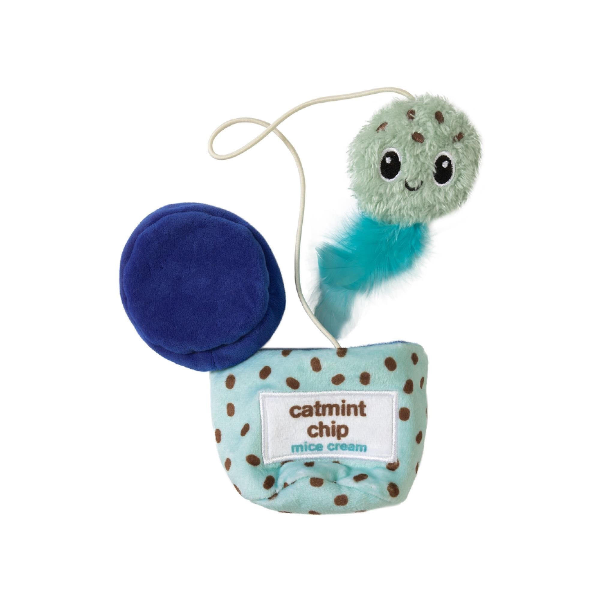 Quirky Kitty Mice Cream Hide a Toy Kedi Otlu Kedi Oyuncağı