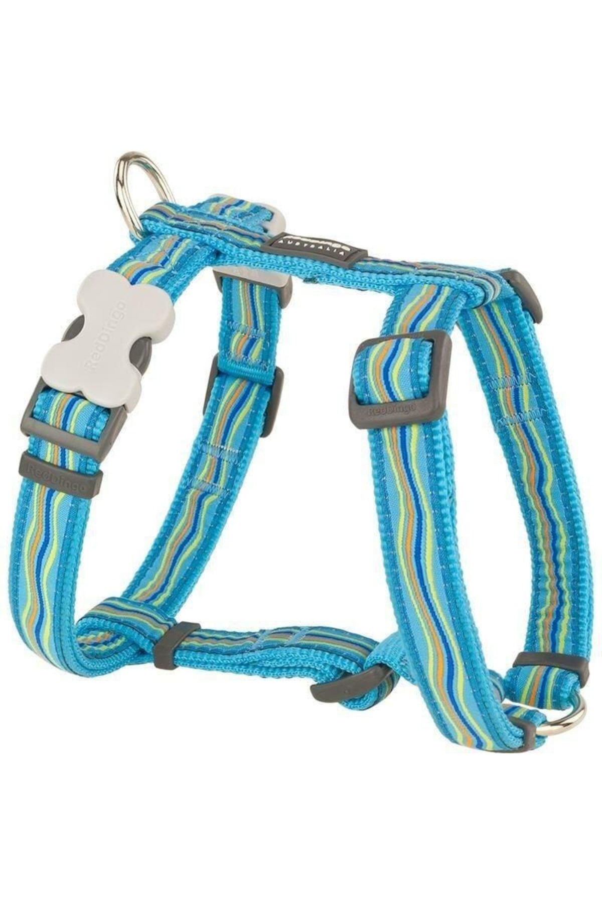 Reddingo Dreamstream Desenli Turkuaz Köpek Göğüs Tasması 25mm