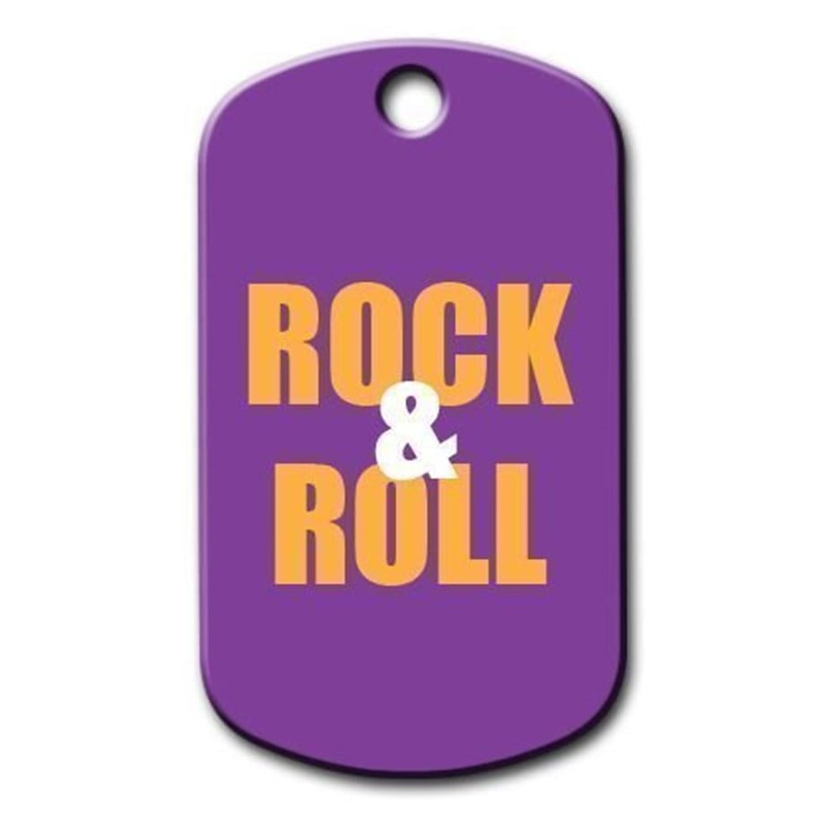 Rock & Roll Cat Dog Tag