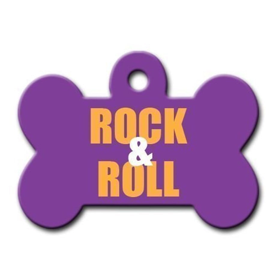 Rock & Roll Bone Cat Dog Tag
