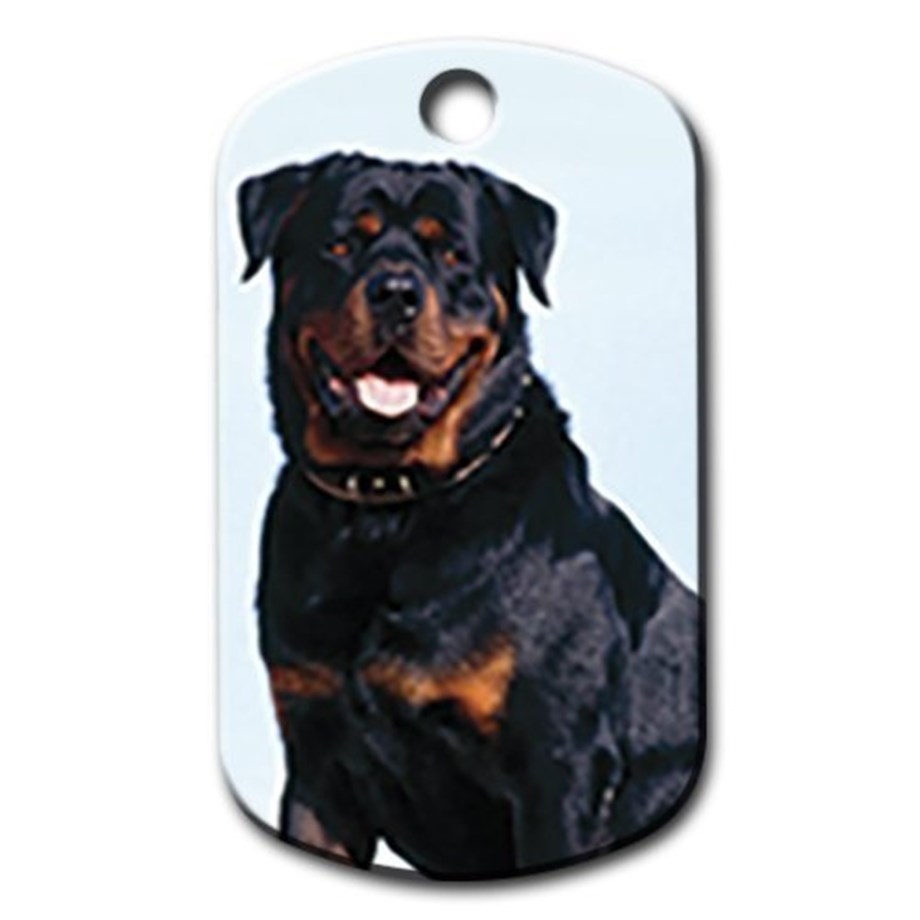 Rottweiler Illustrated Dog Tag