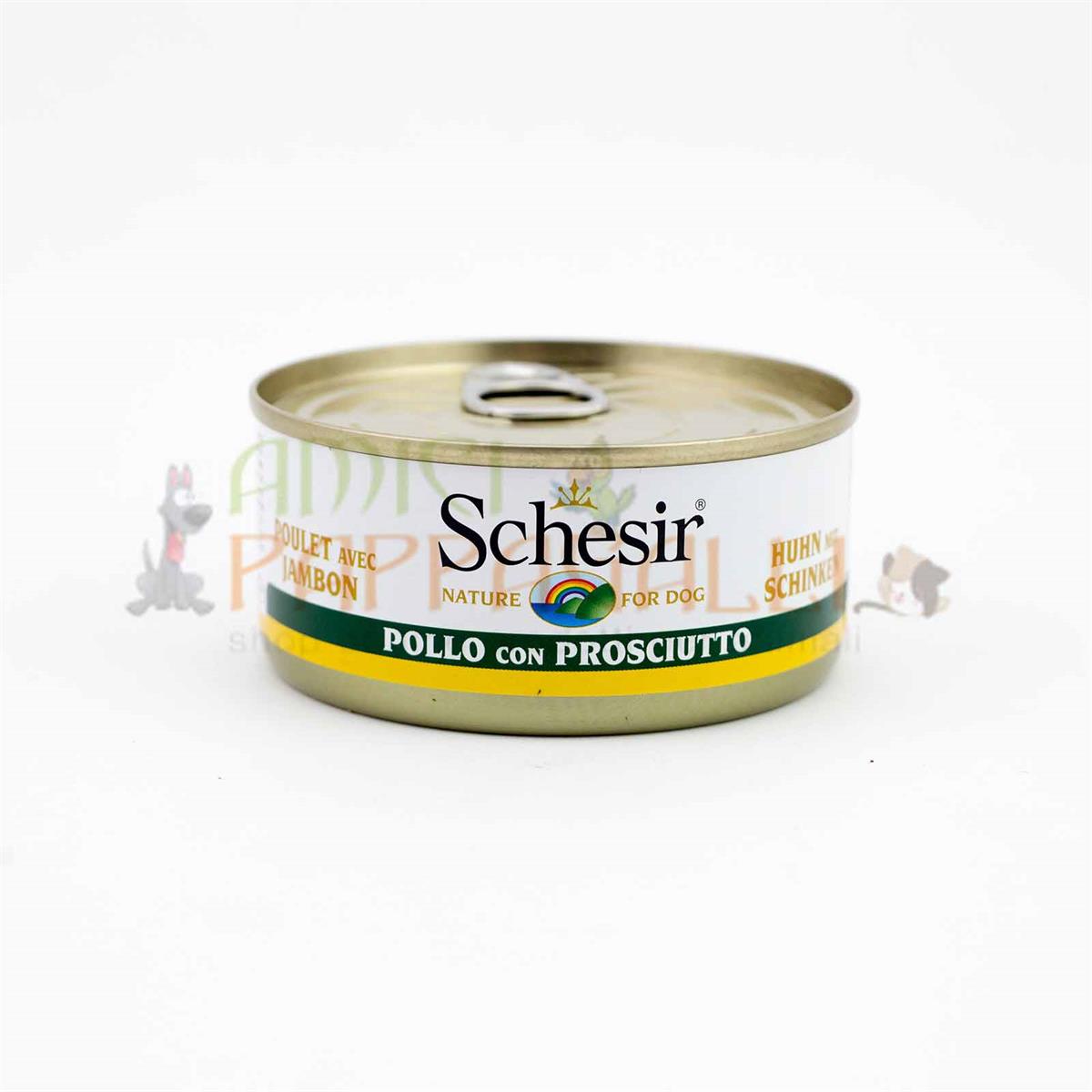 Schesir Nature Domuz ve Tavuk Fileto Konserve Köpek Yaş Maması 150 gr