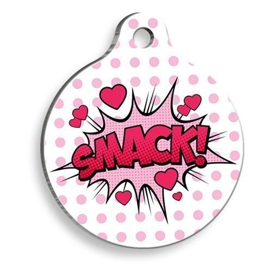 Smack Round Cat And Dog Tag