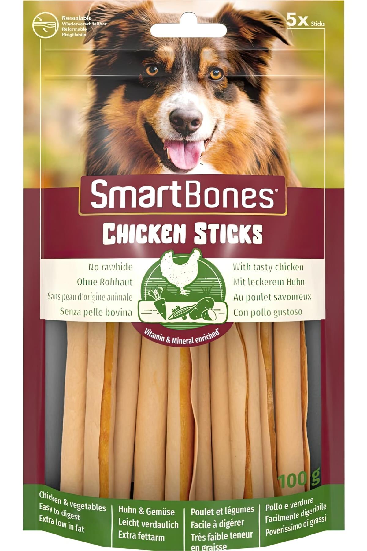 Smart Bones Chicken Sticks Break Feet Fole 5Li 100Gr
