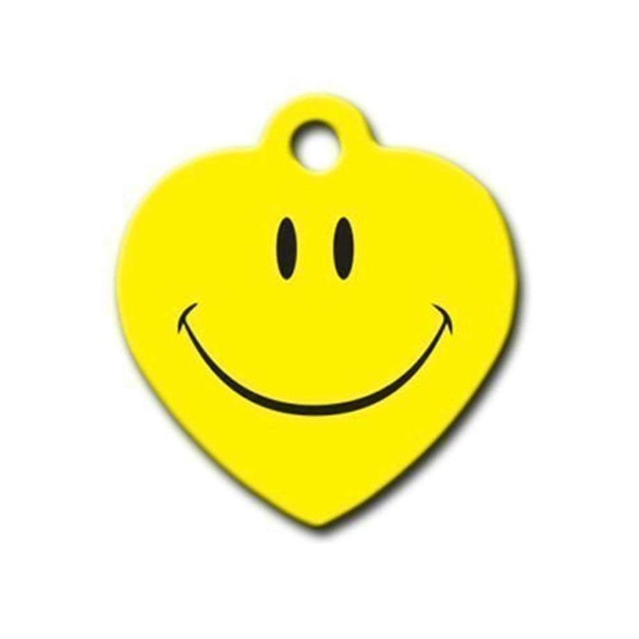 Smile Heart Cat Dog Tag