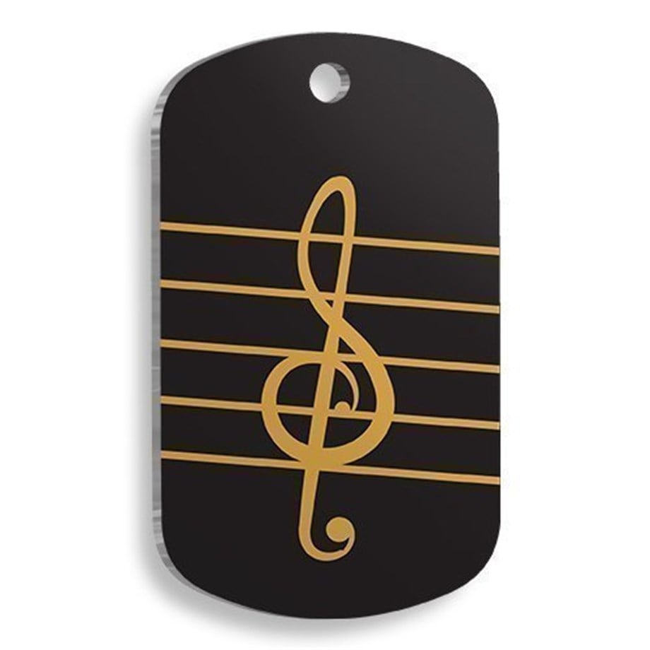 Left Key Soldier Cat And Dog Tag