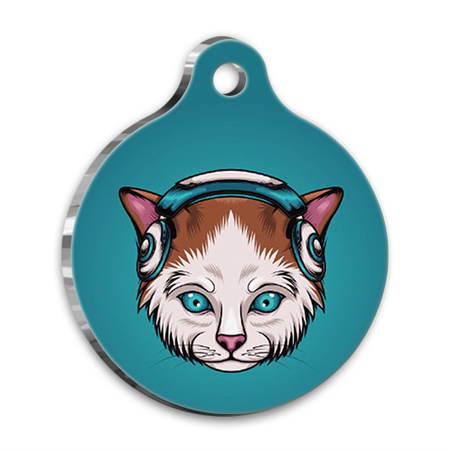 Design 2 Round Cat Tag