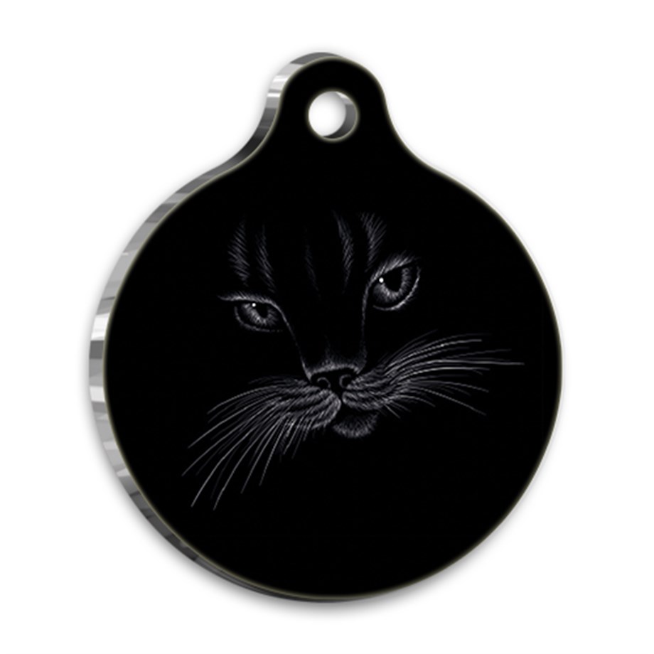 Design 4 Round Cat Tag