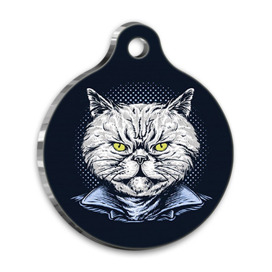 Design 7 Round Cat Tag