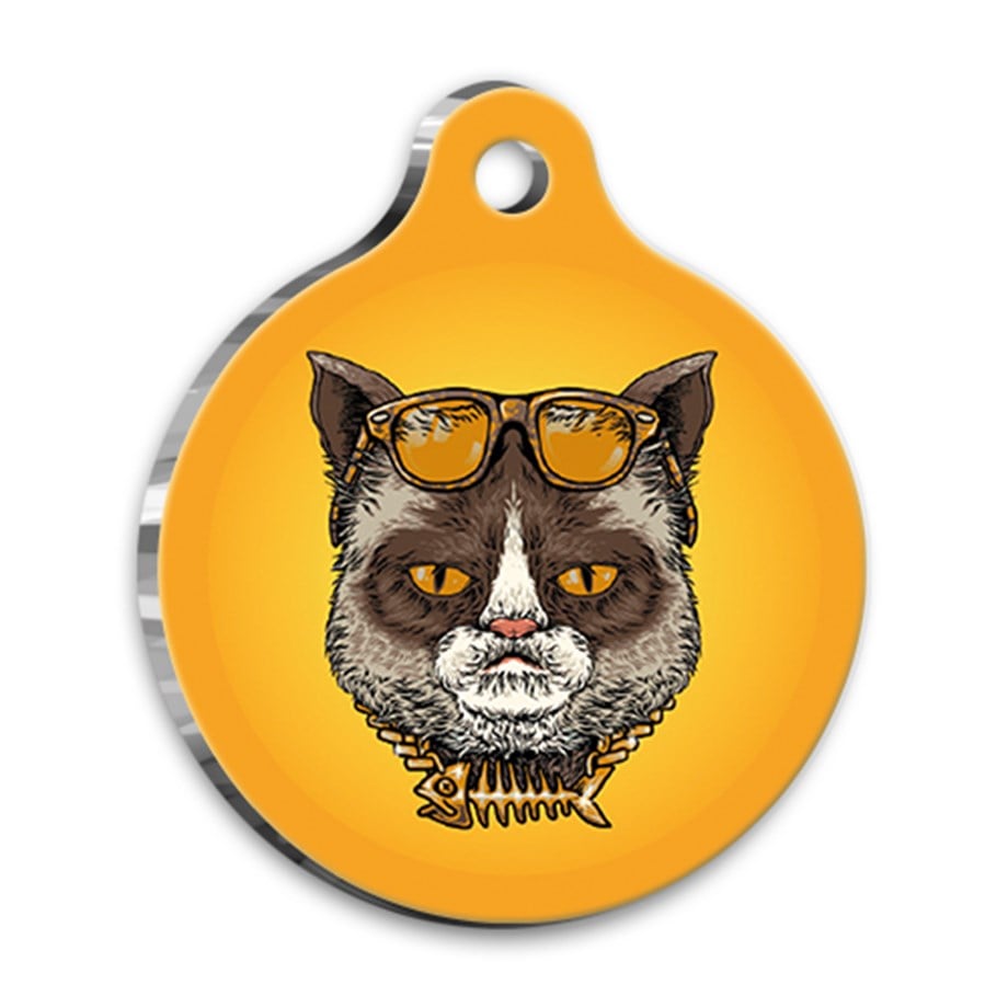 Design Round Cat Tag