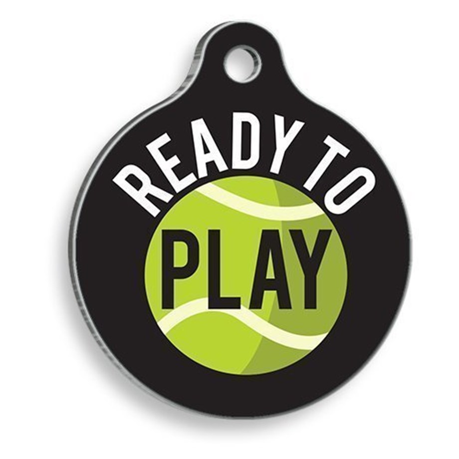 Tennis Bulk Round Cat And Dog Tag