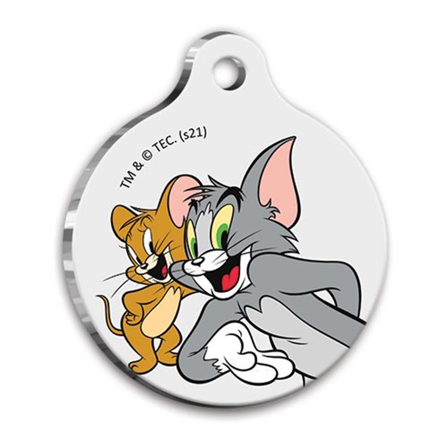 Tom & Jerry Round Cat And Dog Tag