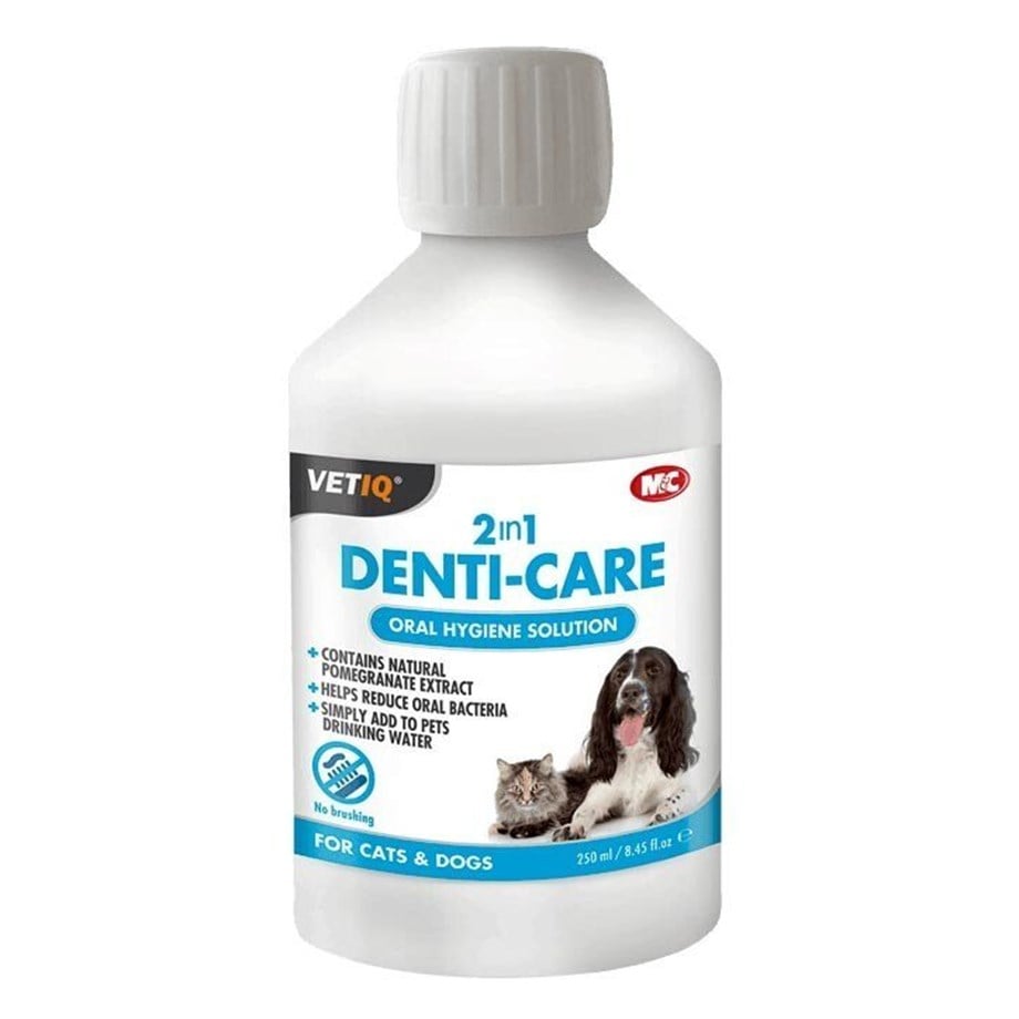 VetIQ 2 in 1 Denti Care Ağız Hijyeni Solüsyonu 250 Ml