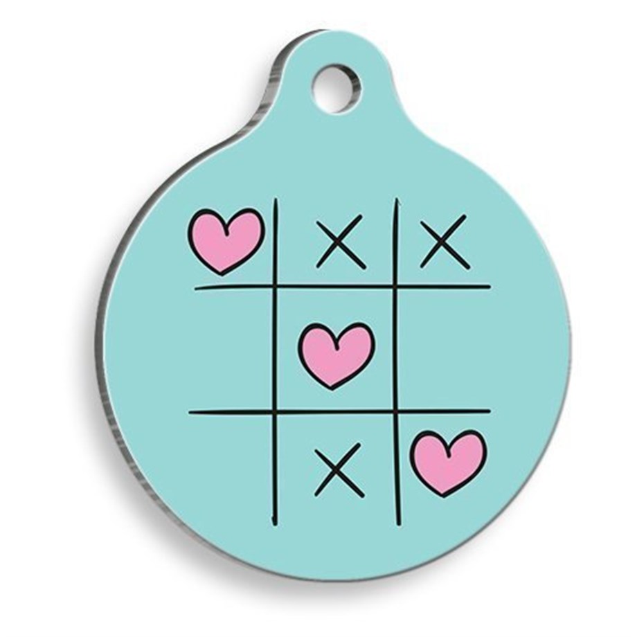 Xoxo Round Cat And Dog Tag