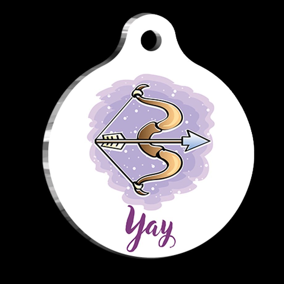Sagittarius Cat Dog Tag
