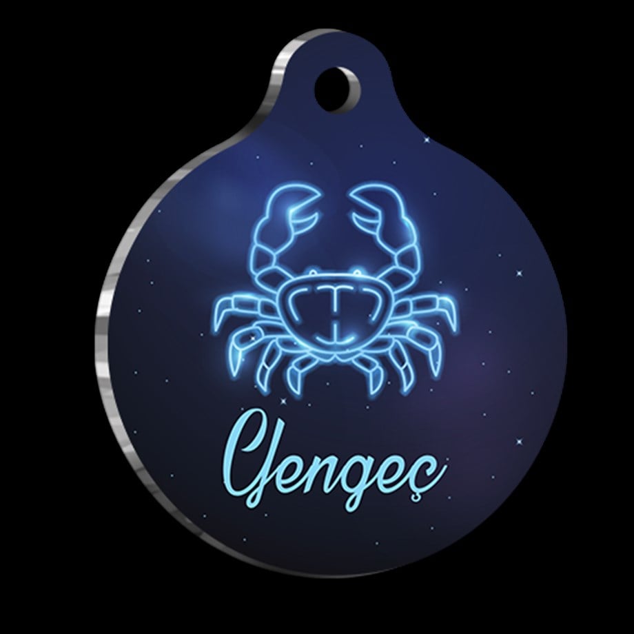 Crab Cat Dog Tag