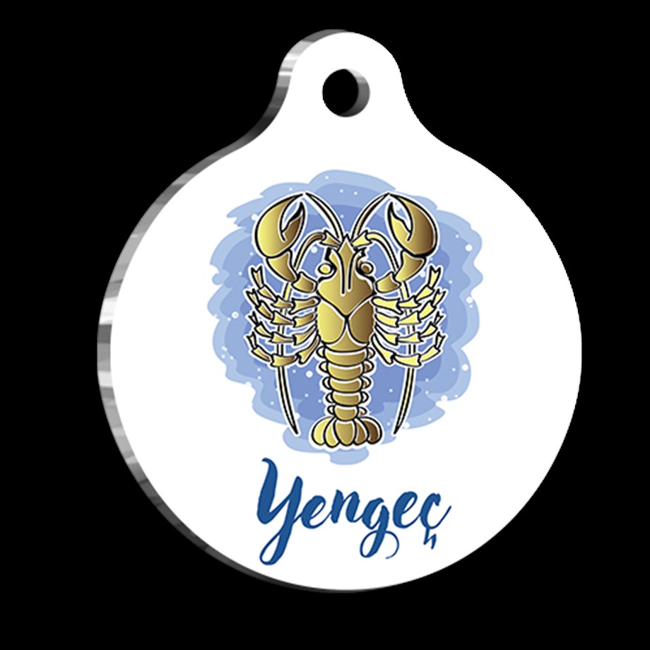 Crab Cat Dog Tag