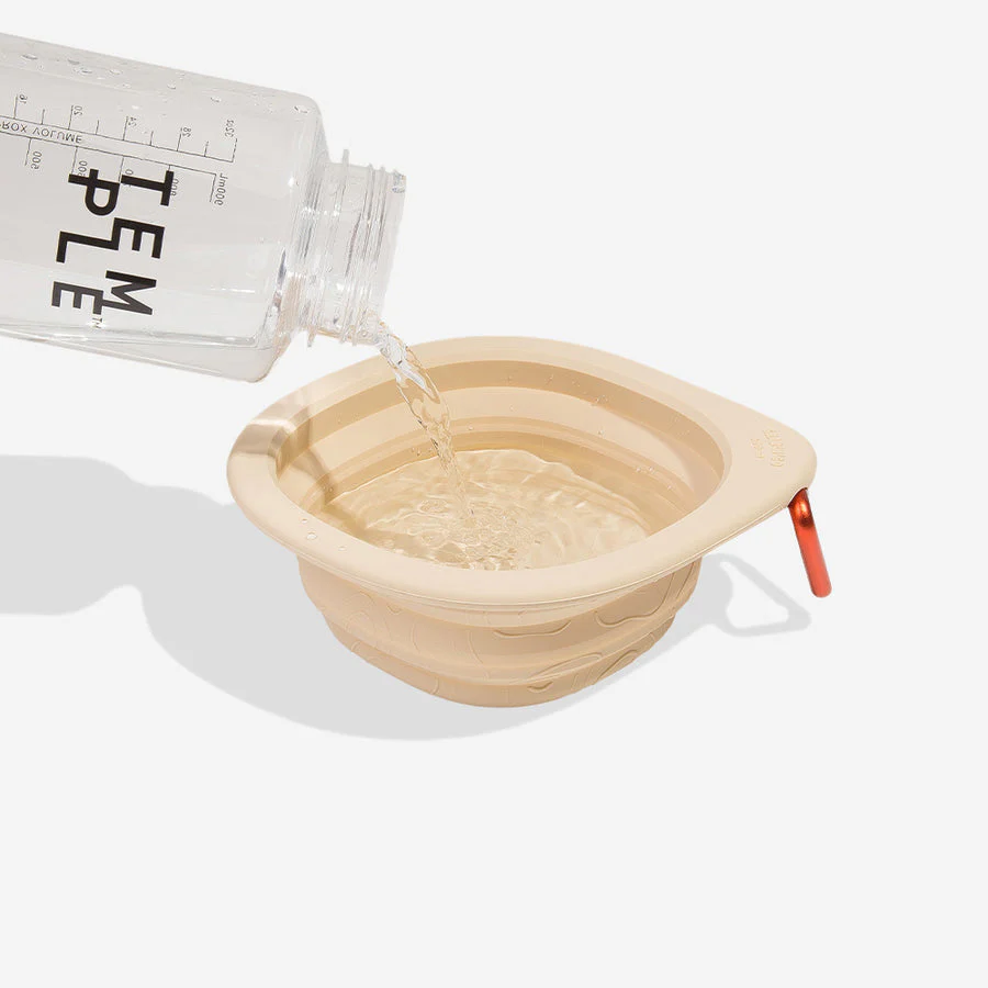 Zee.Dog Go Bowl Biscotti Folding Food and Water Bowl