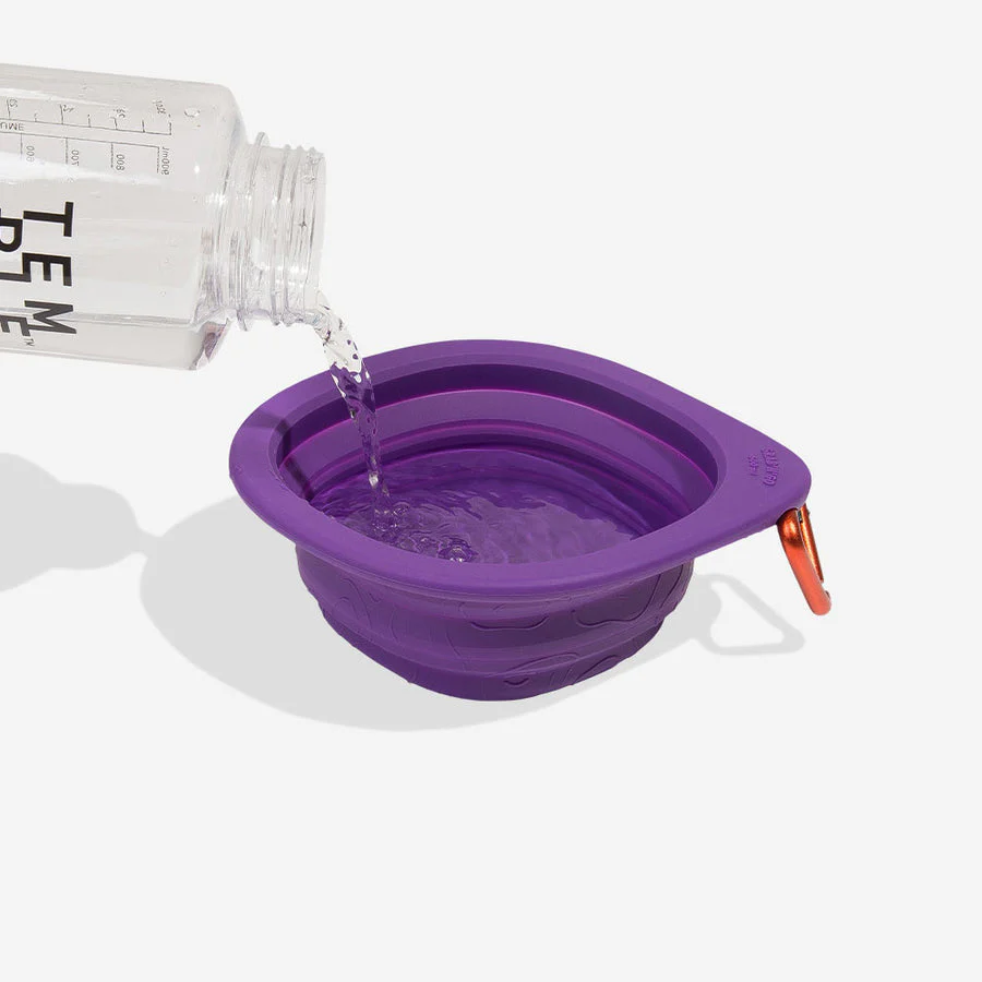 Zee.Dog Go Bowl Peak Folding Food and Water Bowl