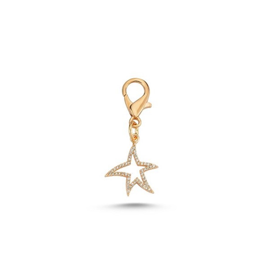 Zirkon Taşlı Deniz Yıldızı Model Tasma Aksesuarı